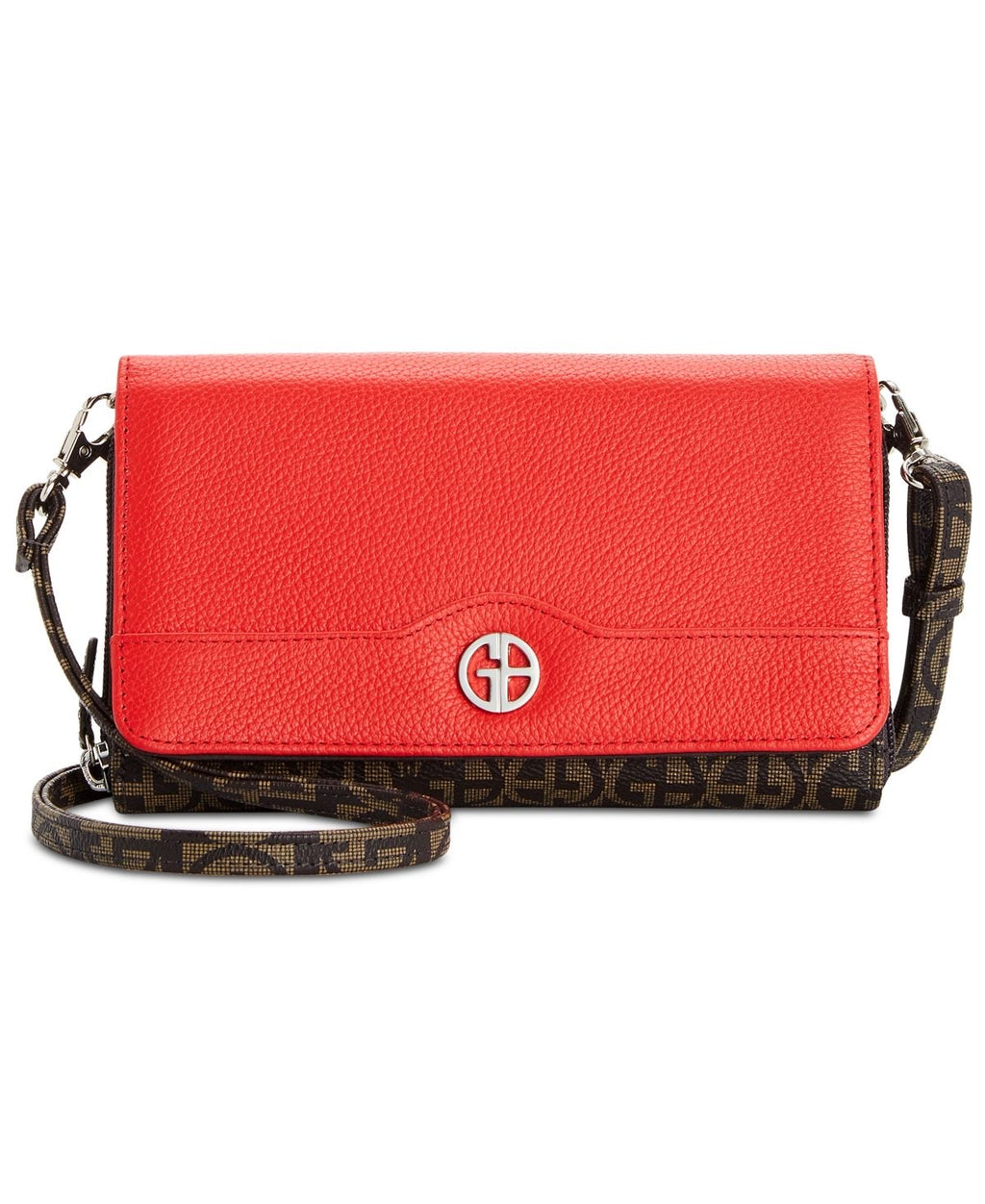 Giani Bernini Nappa Leather Venice Crossbody Bag: Handbags