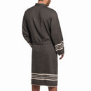 Organic Turkish Cotton Kimono Bathrobe – Lightweight Spa & Home Robe