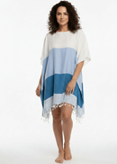 Multi Color Tunic Beach Cover Up
