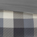 7 Piece Herringbone Comforter Set Grey King