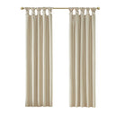 Twist Tab Total Blackout Window Curtain Panel Champagne 50x95