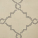 Fretwork Print Grommet Top Window Curtain Panel (One Panel)