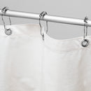 Cotton Shower Curtain – White or Natural, Bath, Tub + Stall Sizes