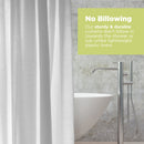 Cotton Shower Curtain – White or Natural, Bath, Tub + Stall Sizes