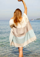 Multi Color Tunic Beach Cover Up