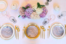 Pink Waves Salad Plate-Set of 4
