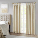 Twist Tab Total Blackout Window Curtain Panel Champagne 50x95