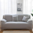 Elastic Solid Color Sofa Cover Spandex Modern All-inclusive Sofa SlipCover for living Room Stretch Couch Covers 1/2/3/4 Seater Sofa Cover Furniture Protector Couch Soft with Elastic Bottom Anti-Slip Foam Kids