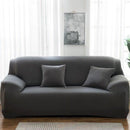 Elastic Solid Color Sofa Cover Spandex Modern All-inclusive Sofa SlipCover for living Room Stretch Couch Covers 1/2/3/4 Seater Sofa Cover Furniture Protector Couch Soft with Elastic Bottom Anti-Slip Foam Kids