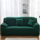 Elastic Solid Color Sofa Cover Spandex Modern All-inclusive Sofa SlipCover for living Room Stretch Couch Covers 1/2/3/4 Seater Sofa Cover Furniture Protector Couch Soft with Elastic Bottom Anti-Slip Foam Kids