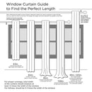 Palm Leaf Burnout Sheer Window Curtain White 50x84
