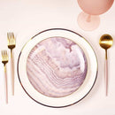 Pink Waves Salad Plate-Set of 4