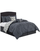 Nanshing Loren 7-Pc California King Comforter Set , Grey