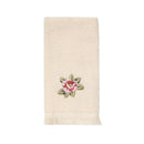 Avanti Rosefan Fingertip Towel 11”/18” ,Natural - Machann.com