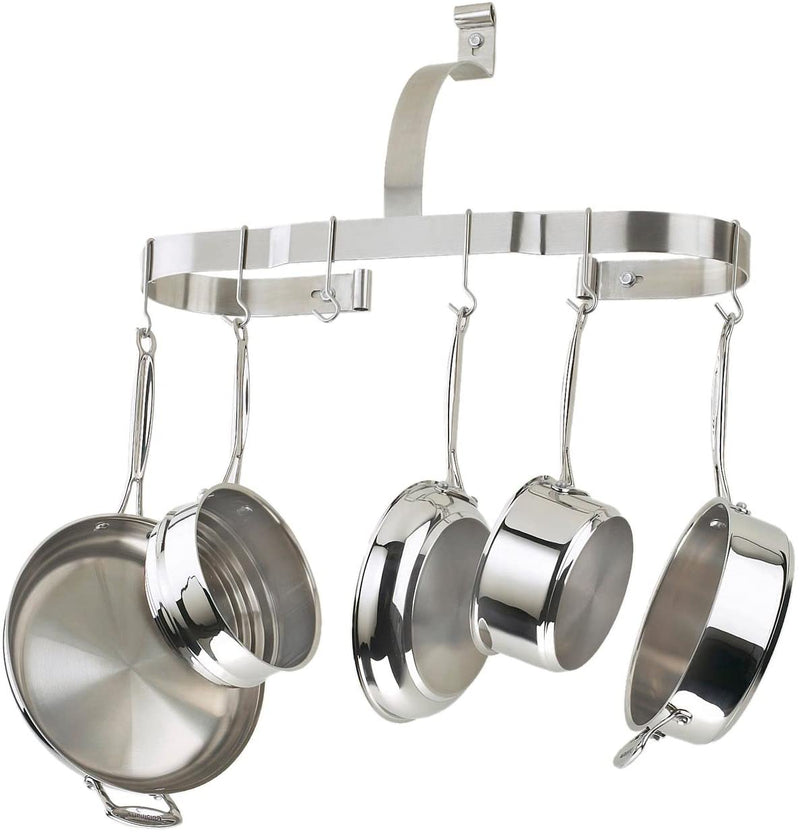 Cuisinart Chef’s Classic Stainless Steel Oval Wall Pot Rack