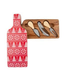 Thirstystone Chalet Wine Bottle Cheese Board With Tools