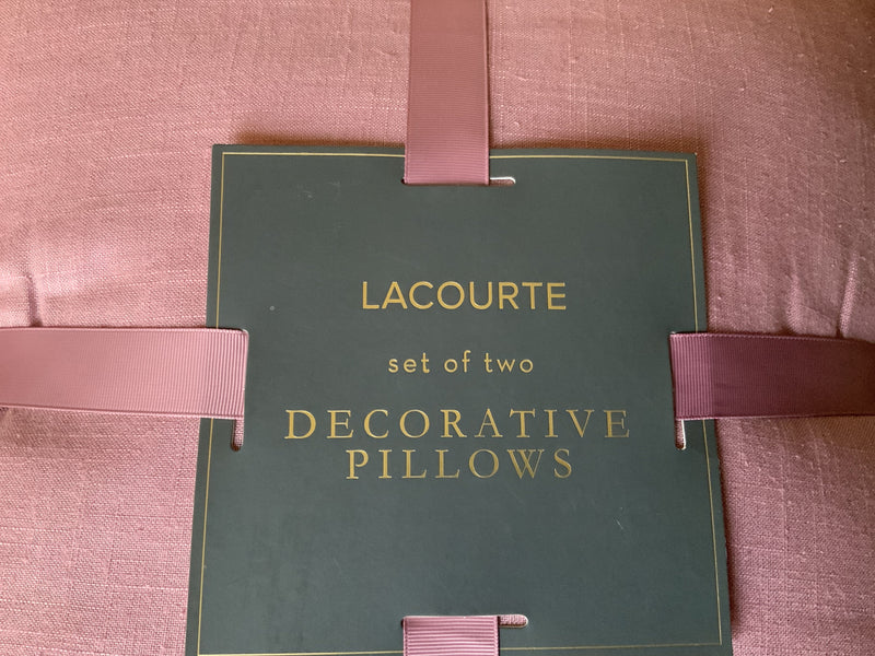 Lacourte Artan Pillow Set, 2-Pack, Pink - Machann.com