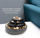 Homedics Impression Relaxation Tabletop Fountain, Black