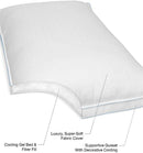 SensorGel Cool Fusion Medium Density Standard Bed Pillow With Cooling Gel Beads - Machann.com