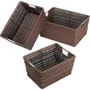 Whitmor Storage Baskets, Set of 3 Rattique