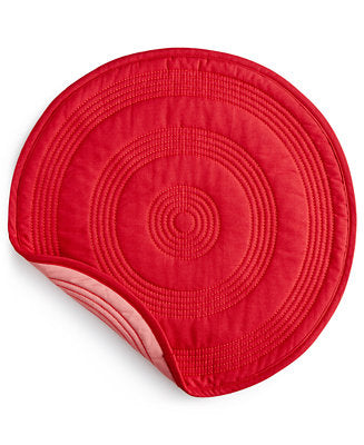 Fiesta Scarlet Target Reversible Quilted Placemat