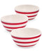 Martha Stewart Collection Striped Dip Bowls, Set of 3