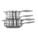 Calphalon Premier Space Saving 6-Pc Stainless Steel Cookware Set