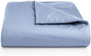 Charter Club Damask Solid 550 Thread Count Supima Cotton Full / Queen Duvet Cover, sky Blue