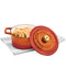 Martha Stewart The Holiday Collection 2-Qt Enameled Cast Iron Dutch Oven With Pumpkin Knob.