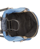 Steve Madden Kelce Denim Patch Mini Backpack, Navy - Machann.com