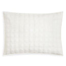 Oake Jersey Quilted Pillowshams, Ivory - Machann.com