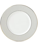 Lenox Pleated Colors Gray Dinner Plate