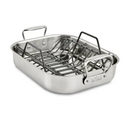 All-Clad 11”x 14” Stainless Steel Roaster & Rack