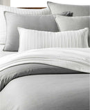 Hotel Collection 525-Thread Count Yarn Dyed Twin Duvet Cover, Ash
