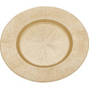 Jay Import American Atelier Light Gold Glass Charger Plate