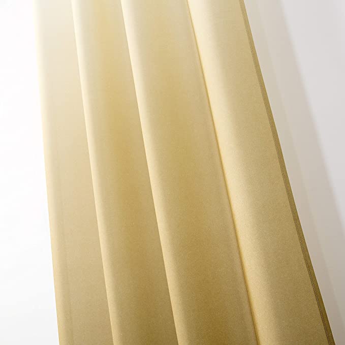 Dainty Home Ombré 40”x84” Curtain Set