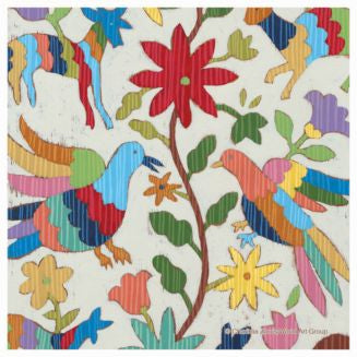 Thirstystone Otomi Embroidery 4-Pc. Coaster Set