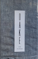 Oake Linen Yarn Dye Pillow Sham , Blue - Machann.com