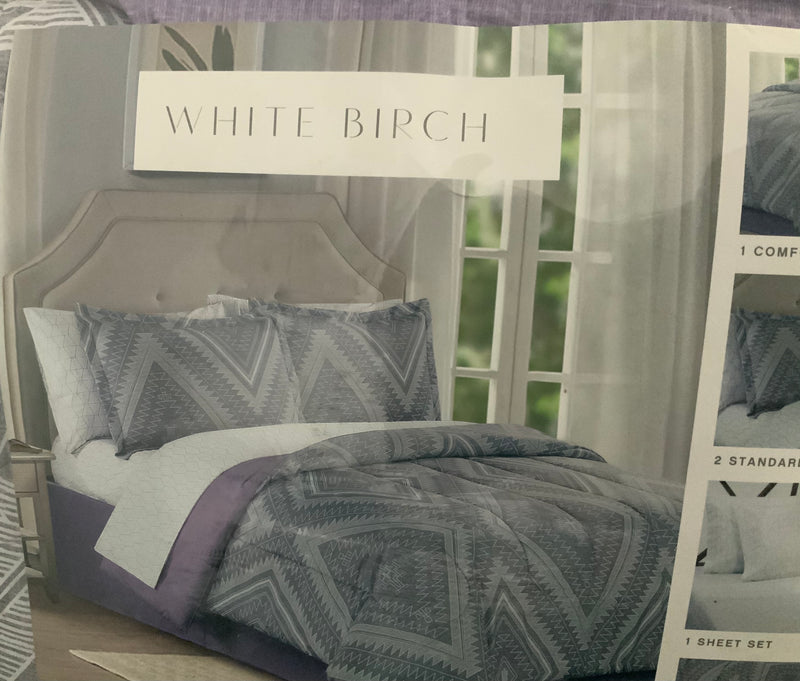 White Birch Aileen 8-Pc Comforter Set, Full.