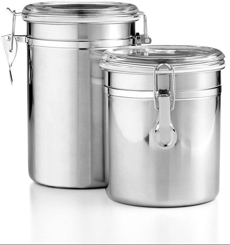 Martha Stewart Essentials Set of 2 Food Storage Canisters