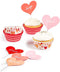 Martha Stewart Collection Heart Cupcake Liners Toppers - Machann.com