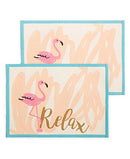 Bardwil Relax Flamingo Placemats, Set of 2