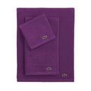 Lacoste legend towel, 100% supima Cotton loops, 21”/31’ Tubmat, Violet - Machann.com