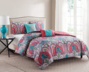 VCNY Home Casa Re’al Reversible 5-Pc. Full/Queen Duvet Cover Set