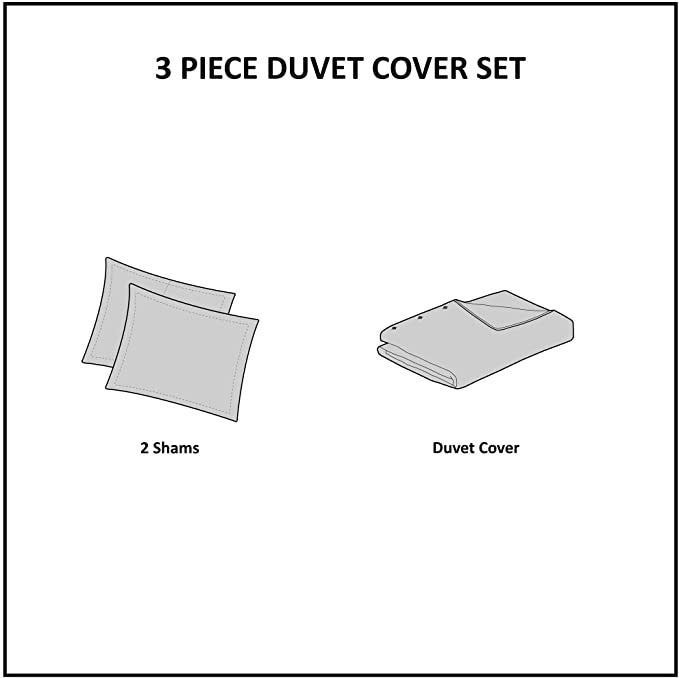 Harbor House Anslee 3-Pc Reversible King Duvet Cover Set, Taupe