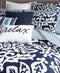 Charter Club Damask Designs Navy 3-Pc Full/Queen Comforter Set