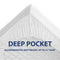 Tahari Home Premium Embossed Deep Pocket Mattress Topper- king