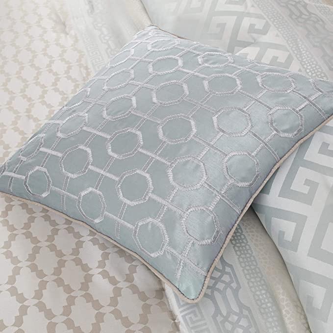 Madison Park Bennett 7-Pc Comforter set, Queen , Aqua - Machann.com