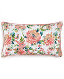Lacourte Julius 14” x 26” Embroidered Floral-Print Decorative Pillow