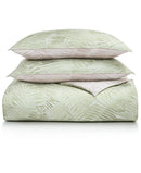Lucky Brand Paradise Cotton 230-Thread Count 3-Pc. Duvet Cover Set, Full/Queen, Light Pastel Green